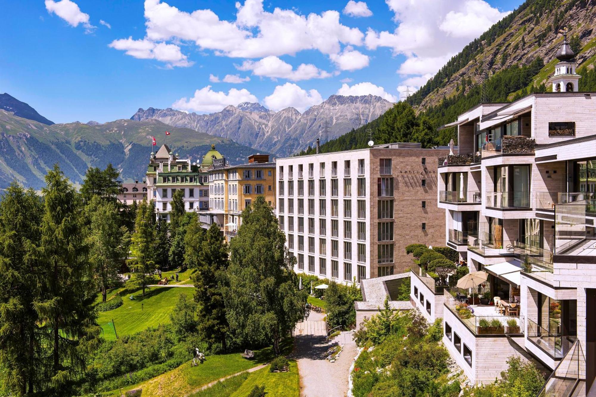 Hotel Saratz Pontresina Exterior foto