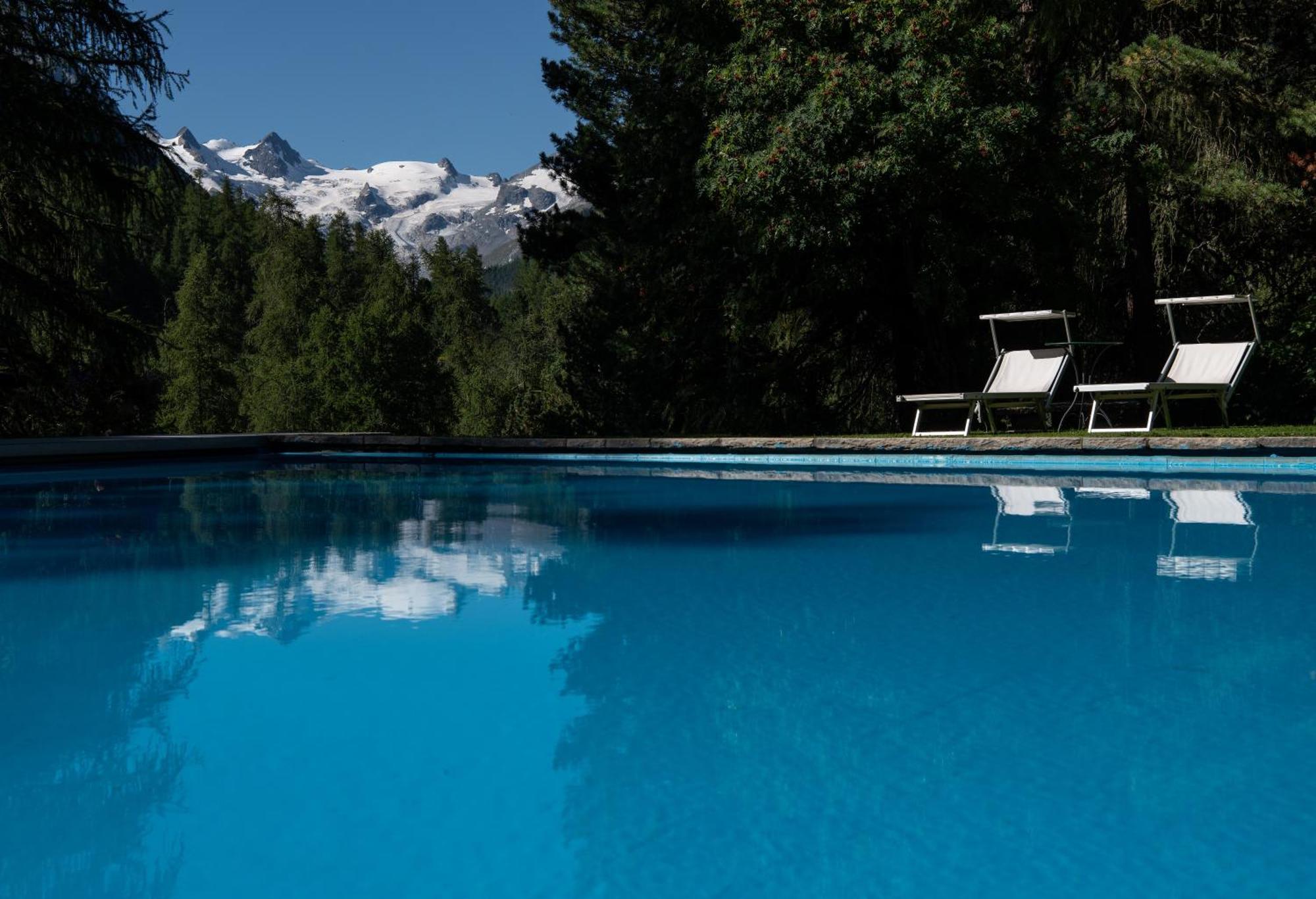 Hotel Saratz Pontresina Exterior foto